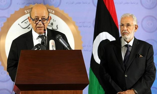 France vows to help resolve to solve Libya crisis