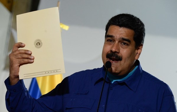 Venezuelan President registers his candidacy for April elections