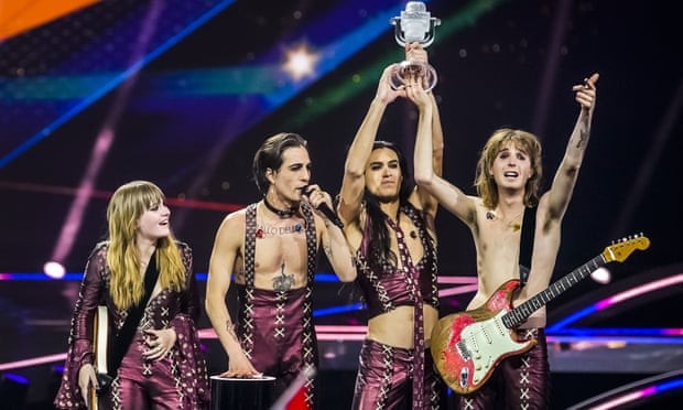 Maneskin from Italy wins Eurovision Song Contest 2021
