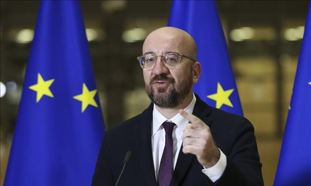 EU leaders discuss the bloc's global role 