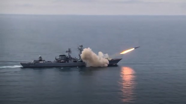 Dozens of Russian ships begin drills near Crimea