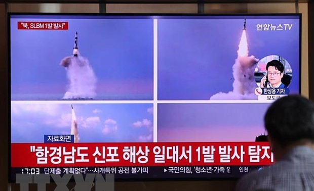 North Korea fires 3 ballistic missile off its east coast