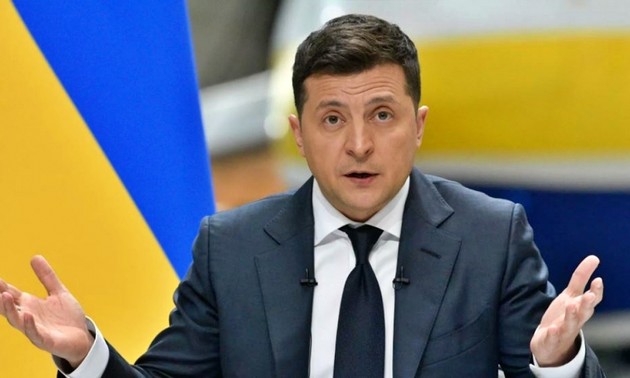 Ukraine imposes sanction on Russian president, officials