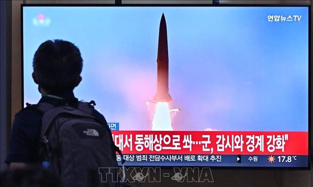 South Korea, US, Japan condemn North Korea missile launch