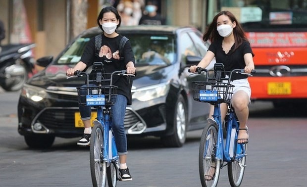 Work started on first public bike service station in Hanoi