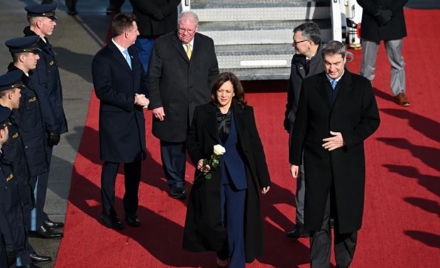 Harris meets French President, German Chancellor at Munich Security Conference