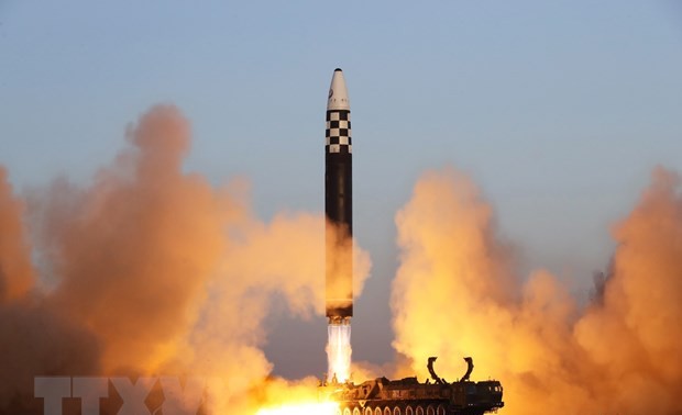 North Korea tests its first solid fuel ICBM
