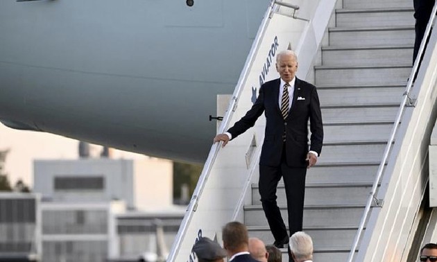 Biden 'guarantees' US will back NATO, Trump shadow lingers