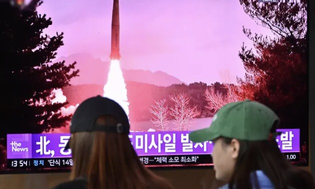 North Korea fires ICBM after condemning US 'war' moves