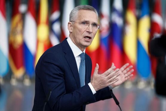 NATO boss seeks 40 bln euros per year for Ukraine military aid, source says