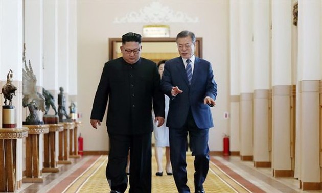 Presiden Republik Korea berseru supaya menghentikan masa 70 tahun permusuhan antara dua bagian negeri  Korea