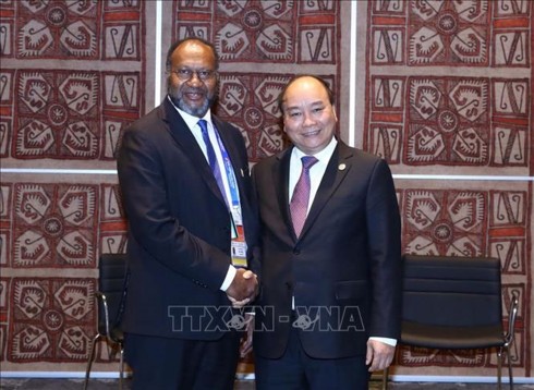 PM Nguyen Xuan Phuc bertemu dengan PM Vanuatu