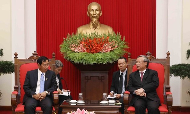 Delegasi tingkat tinggi Partai Solidaritas dan Perkembangan Federasi Myanmat mengunjungi Vietnam
