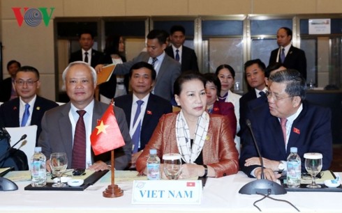 Ketua MN Viet Nam, Nguyen Thi Kim Ngan menghadiri acara penutupan Konferensi tahunan APPF-27