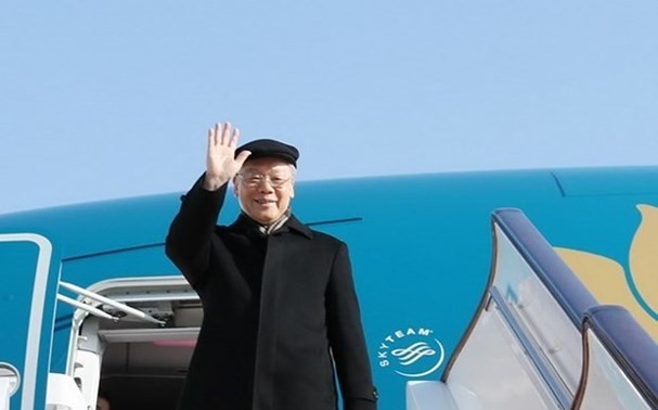 Koran Thailand memuat berita tentang kunjungan Sekjen, Presiden Nguyen Phu Trong di Laos dan Kamboja