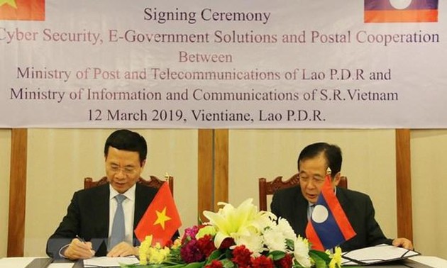 Memperkuat kerjasama informasi komunikasi antara Laos dan Vietnam
