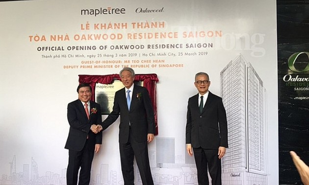 Deputi PM Singapura menghadiri upacara perkenalan proyek V-Plaza
