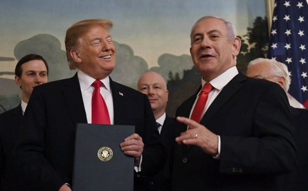 AS resmi mengakui kedaulatan Israel terhadap Dataran Tinggi Golan