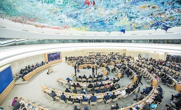 Membuka persidangan periodik ke-41 Dewan Hak Asasi Manusia di Swiss