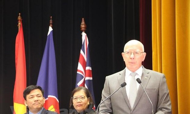 Upacara peringatan ultah ke-52 berdirinya ASEAN di Australia