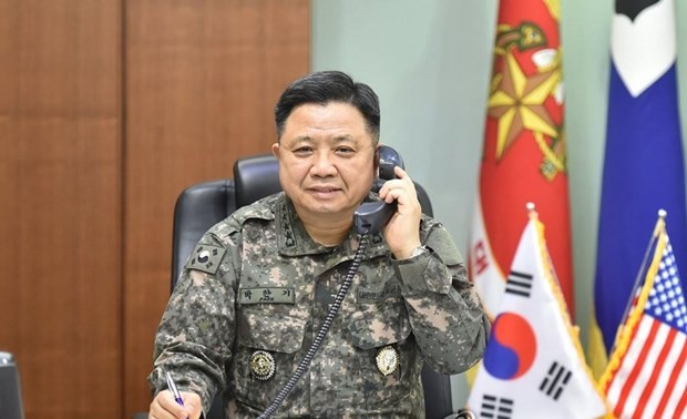 Pimpinan tentara AS, Republik Korea dan Jepang melakukan pertemuan trilateral di Washington DC