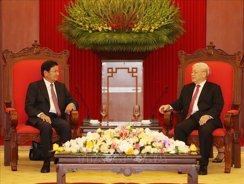 Memperkuat hubungan besar dan solidaritas istimewa serta kerjasama komprehensif antara Vietnam-Laos dalam situasi baru