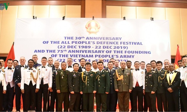 Memperingati HUT ke-75 hari berdirinya Tentara Rakyat Vietnam di Indonesia