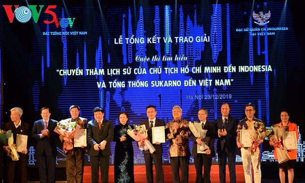 Acara Evaluasi dan Penyampaian Hadiah Sayembara Mengarang “Mencari Tahu tentang Kunjungan Bersejarah Presiden Ho Chi Minh di Indonesia dan Presiden Soekarno di Vietnam”