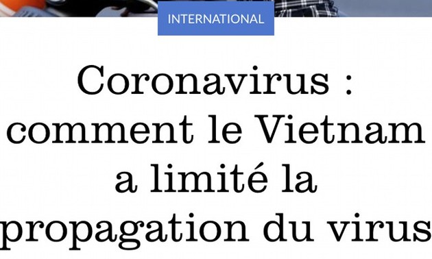 Koran-Koran Perancis memuji Vietnam dalam perang melawan Covid-19