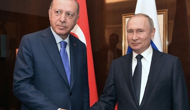 Presiden Rusia dan Turki membahas bentrokan-bentrokan di Libya dan Suriah