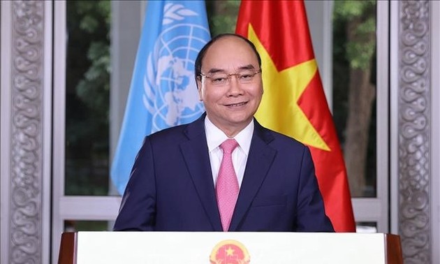 PM Nguyen Xuan Phuc Mengirim Pesan tentang Pencegahan dan Penanggulangan Wabah Covid-19 di Majelis Umum PBB