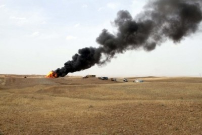 Serangan Roket di Dekat Pangkalan Militer di Irak