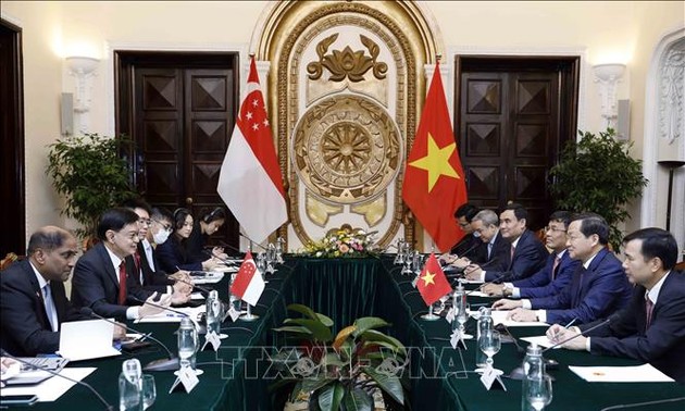 Membawa Hubungan Kemitraan Strategis Vietnam - Singapura Berkembang secara Substantif dan Kian Mendalam