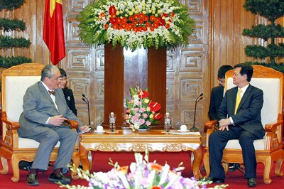 Chilenischer Präsident trifft in Ho Chi Minh Stadt ein