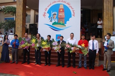 Studenten in Hanoi bekunden ihre Aufmerksamkeit für die Spratly-Inselgruppe