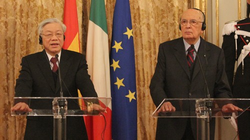 Erklärung über die strategische Partnerschaft zwischen Vietnam und Italien