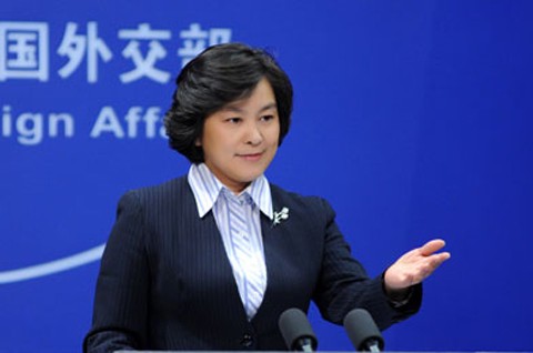 Außenamtssprecherin Chinas sagt über den Chinabesuch des Staatspräsidenten Truong Tan Sang