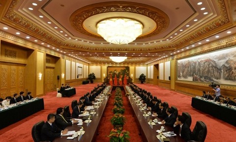 Staatspräsident Truong Tan Sang trifft chinesische Spitzenpolitiker