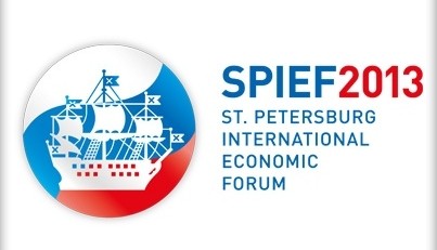Eröffnung des Sankt Petersburger Wirtschaftsforums 