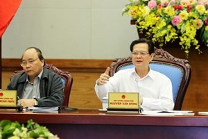 Premier Nguyen Tan Dung fordert stärkere Maßnahmen im Kampf gegen den Taifun Haiyan