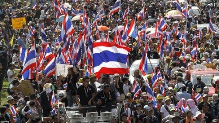 Politische Unruhe in Thailand