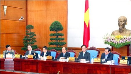Regierungsmitglieder kommen zur turnusmäßigen Februar-Sitzung zusammen