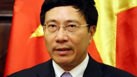 Vize-Premierminister Pham Binh Minh empfängt die neue norwegische Botschafterin in Vietnam