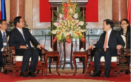 Staatspräsident empfängt Thailands Premierminister in Hanoi