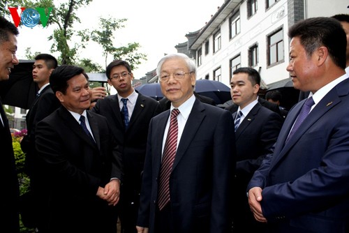 KPV-Generalsekretär Nguyen Phu Trong endet seinen offiziellen Besuch in China