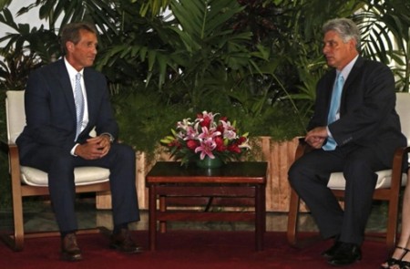 Kubas Vize-Staatspräsident trifft US-Senatoren