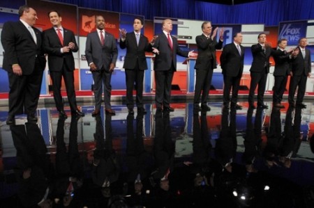 Präsidentschaftswahl in den USA 2016: Republikanische Kandidaten starten erste Debatte