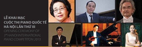 Eröffnung des internationalen Klavier-Wettbewerbs Hanoi