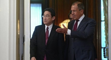 Gespräch zwischen Russland und Japan