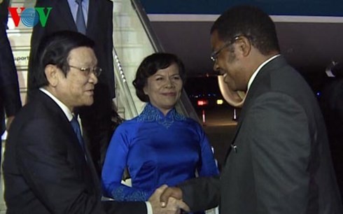 Staatspräsident Truong Tan Sang besucht Tansania